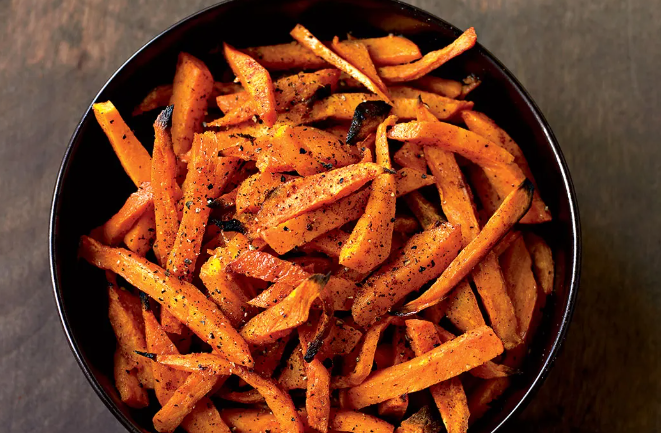 this picture shows Easy Sweet Potato Fries