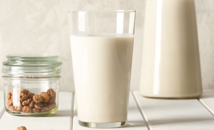 this image shows Homemade nut milk