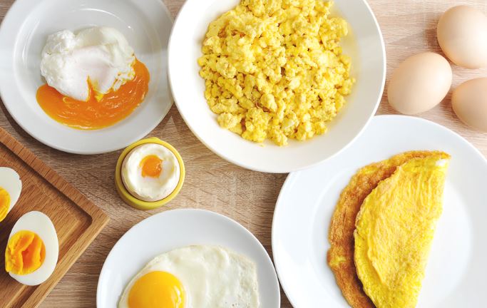 this image shows how to cook eggs for breakfast