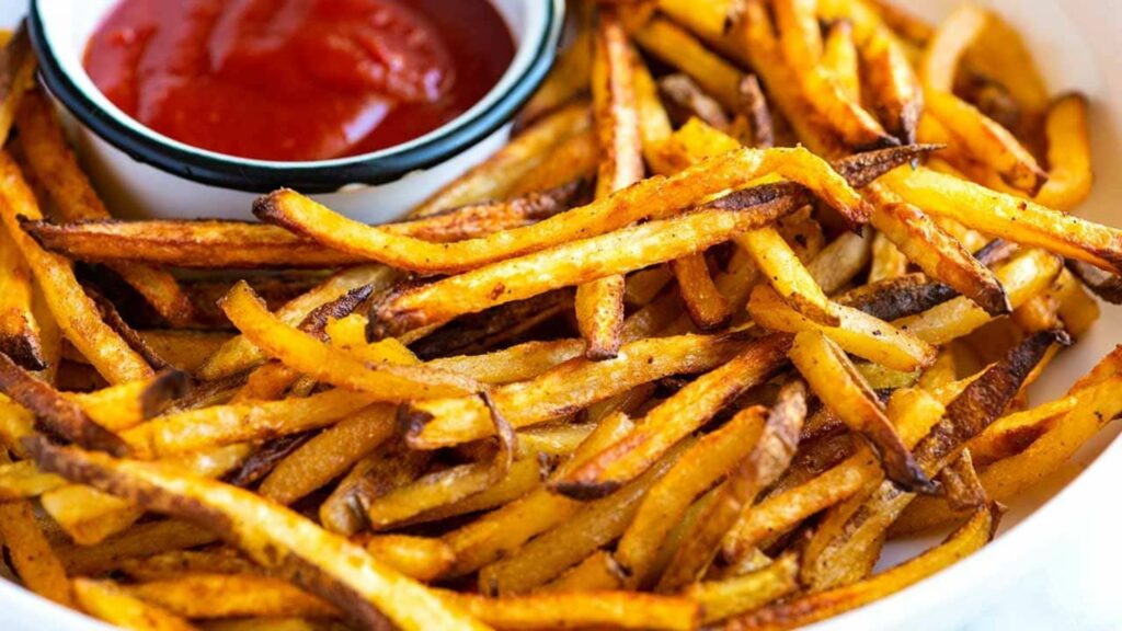 this image shows Homemade French Fries