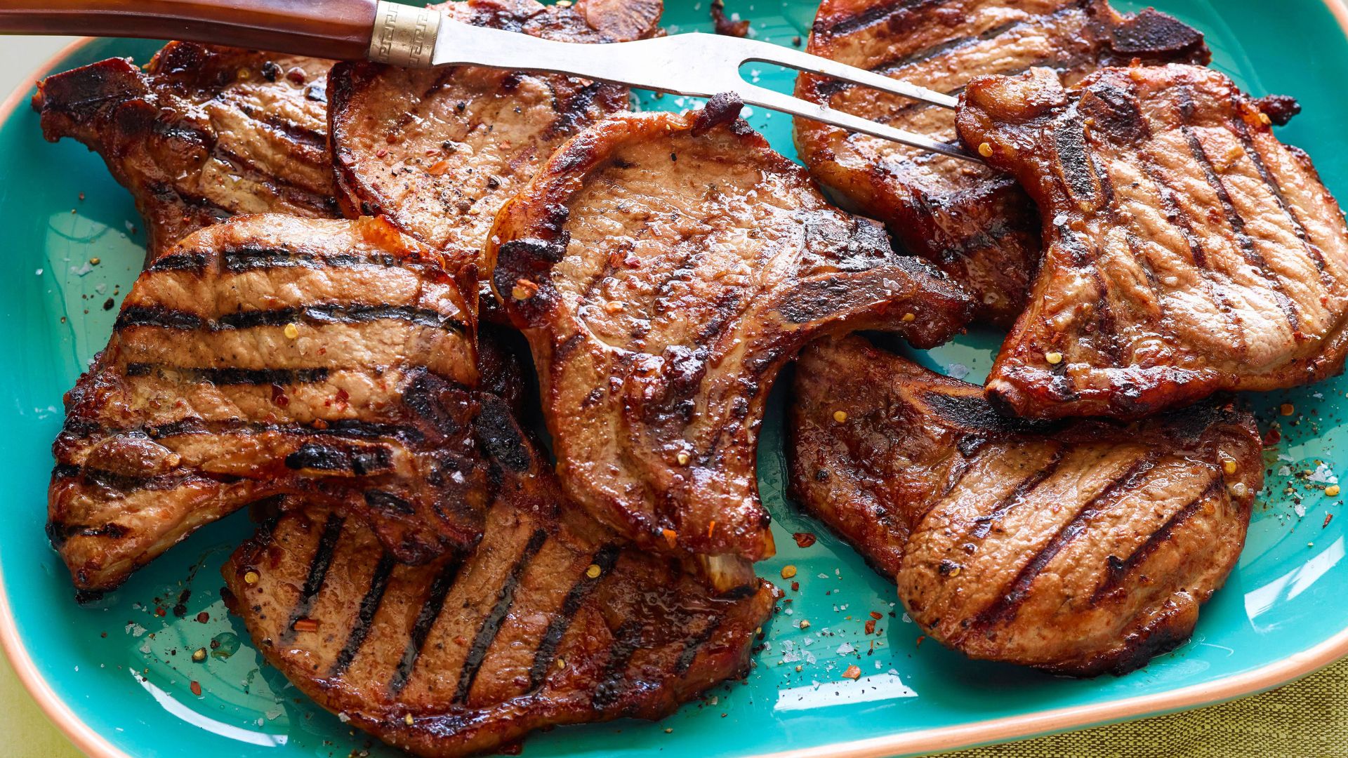 this image shows BBQ Pork Chops
