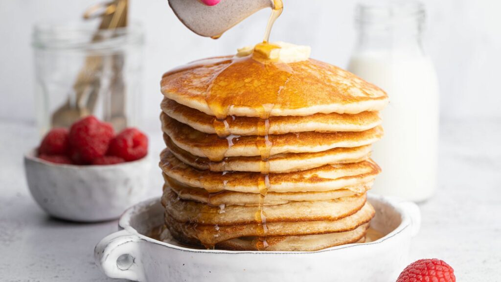 this image shows Fluffy Pancakes