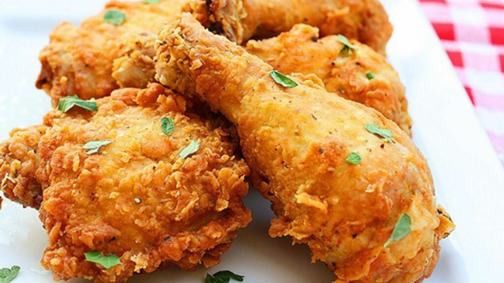 this image shows fried chicken